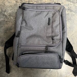 eBags Sleek Gray Backpack for Men/Women